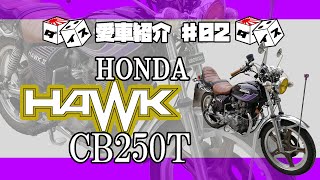 【旧車】HONDA HAWK CB250T『バブ』愛車紹介 ＃02 ダイス かいとの単車 [upl. by Reinertson]