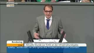 Bundestag Aktuelle Stunde zur Kritik an der PKW Maut am 18122014 [upl. by Zebedee]