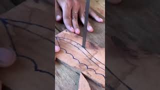 woodworking carpenting wood carpentary carpentry satisfying woodwork carpentrylife [upl. by Sinnek194]