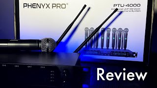 Phenyx Pro PTU4000 8 Channel Mic System Unboxing and Review [upl. by Fletcher]