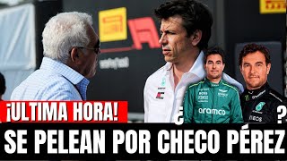 ¡CHECO PÉREZ EN EL OJO DEL HURACÁN STROLL Y WOLFF SE PELEAN SU FUTURO [upl. by Annaicul840]