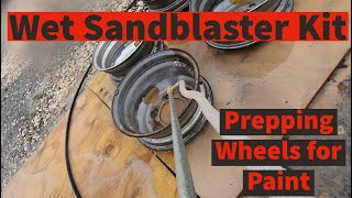 Testing out an amazon Wet Sandblaster Kit for Pressure Washers [upl. by Asiela377]