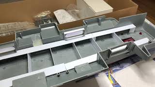 1350 USS Enterprise CVN65 Mini Hobby Models build update part 3 [upl. by Yeldnarb914]