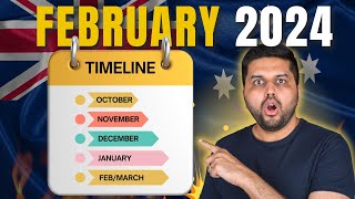 Student Timeline For FebruaryMarch 2024 Intake in Australia [upl. by Sang]