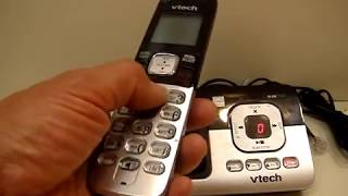 Vtech CS6829 Cordless 60 Digital Answering System wCaller IDWaiting [upl. by Assirehs703]