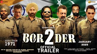 BORDER 2  Official Trailer  Sunny Deol  Sunil Shetty  Jackie s  Border 2 Teaser Trailer Updates [upl. by Ahsyek]