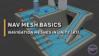 Navigation Mesh Basics  Unity AI Pathfinding Part 1  Table Flip Games [upl. by Presber414]