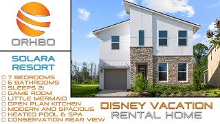 7 Bed Pool Home in Solara Resort Orlando Disney Vacation Home Rental by Owner [upl. by Semyaj]