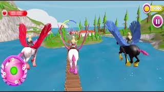 Unicorn Horse Stable Care Game  Gameplay Video horse unicorn farm [upl. by Belac261]