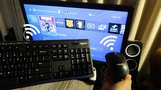 How to CONNECT WIRELESS Keyboard and Mouse to your PS4 EASY METHOD [upl. by Keegan]