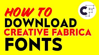 How To DOWNLOAD and INSTALL Creative Fabrica Fonts  Free amp Easy Fonts For Commercial Use [upl. by Eninnaej]