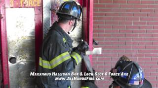 Maxximus Forcible Entry Halligan amp LockSlot 8 Force Axe from AllHandsFirecom [upl. by Margreta]