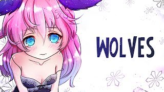 Nightcore  Wolves  Lyrics [upl. by Jamnis306]