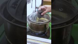 Mengukus pisang caricuandarirumah food cooking shortvideo [upl. by Niels]