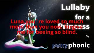 Ponyphonics Lullaby for a Princess  LYRICS [upl. by Celesta]