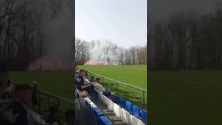 Polonia Chodzież  Lipno Stęszew Oprawa karny oraz druga oprawa 🔥😎 [upl. by Dikmen]