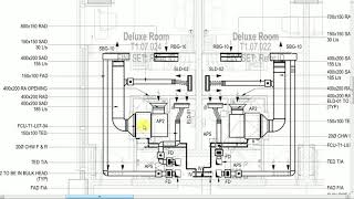 HVAC Drawing Details  Fan Coil Units  FCU [upl. by Sisco]