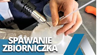 Spawanie zbiorniczka wyrównawczego  szczelna naprawa [upl. by Mure]