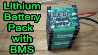 How to build an 18650 Lithium Battery Pack with BMS [upl. by Inafetse]