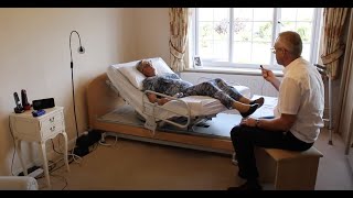 Theraposture Rotoflex bed help with Parkinson’s – getting out of bed safely [upl. by Aronael]