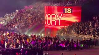 2022 WWE Women’s Royal Rumble entrances  ending live crowd reaction [upl. by Frame]