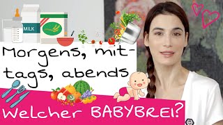 Babys Frühstück Nachmittagsbrei und Abendbrei  Das musst du zu Babybrei und Babynahrung wissen [upl. by Jacklyn]