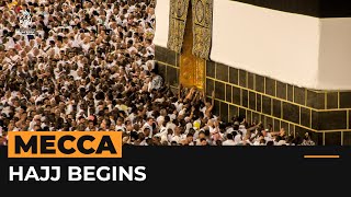 Hajj pilgrimage begins in Mecca Saudi Arabia  Al Jazeera Newsfeed [upl. by Farra]