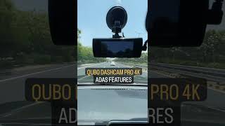 Testing ADAS features of Qubo Dashcam Pro 4k shorts dashcam qubo [upl. by Musette]