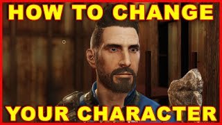 Fallout 76 How to Change Hairstyle Facial Hair amp Appearance [upl. by Nimsay]