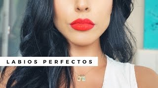 Como aplicar labial mate LABIOS PERFECTOS  Eva Davis [upl. by Alyakim]