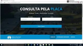 Como Consultar Placa de Veículo no Detran SC [upl. by Enylodnewg]