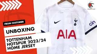 Tottenham Hotspur 202324 Home Jersey Review  Soccerdealshop [upl. by Bowie]