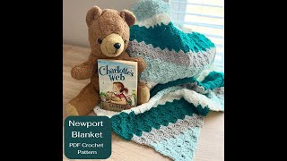 Newport Blanket Crochet Tutorial  C2C Basic Stitch  How to Crochet Corner to Corner  Beginner [upl. by Levinson127]