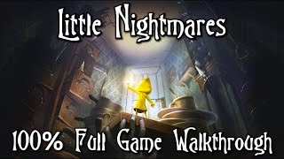 Little Nightmares  100 Full Game Walkthrough  All Collectibles Statues amp Nomes [upl. by Linker]