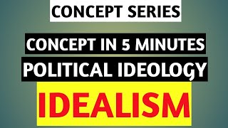 Idealism in Political ScienceIdealism in Political TheoryIdealismMeaning of Idealism Idealism [upl. by Mei531]