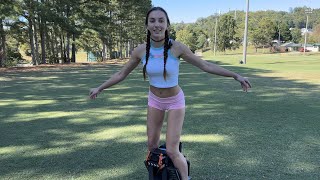 How to ride an electric unicycle Begode Extreme EUC [upl. by Zetroc]