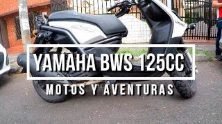 Yamaha bws 125 Prueba de manejo  especificaciones [upl. by Leinadnhoj]