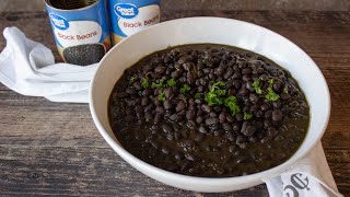 The Best Canned Black Beans Recipe  How To Cook Canned Black Beans  Episode 246 [upl. by Eeram]