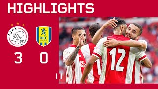 Highlights  Ajax  RKC Waalwijk  Eredivisie [upl. by Engvall]