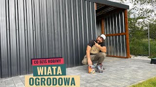 Budujemy wiatę ogrodową z drewna i blachy Ile kosztuje wiata [upl. by Geirk]