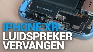 iPhone XR luidspreker vervangen  Fixjenl [upl. by Obmar583]