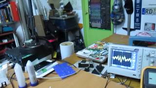 Testing hamamatsu R116610 Photomultiplier Tube and 450nm Laser Diode [upl. by Sumedocin]