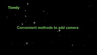 Convenient methods to add camera [upl. by Llewoh]