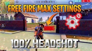 Free fire MAX PC headshot sensitivity settings  Bluestacks 5 headshot settings OB30 Update [upl. by Kristi]