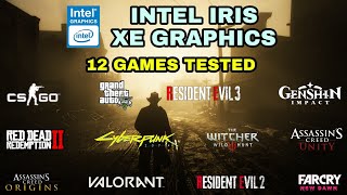 Intel Iris Xe Graphics Test in 12 Games  2021 [upl. by Geralda]