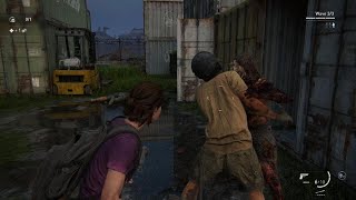 The Last of Us Part II Ellie No Return Rattler captain Boss Moderate difficulty [upl. by Etireuqram]