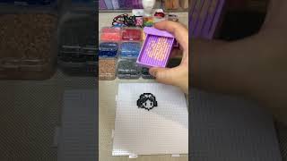 Fuse bead ASMR Snow White Disney Princess series asmr perlerbeads [upl. by Ynaitirb]