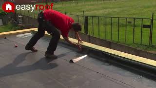 EPDM plat dak zelf plaatsen met Easyroof [upl. by Sink]