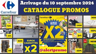 catalogue carrefour spécial maison 10 septembre 2024 ✅ arrivage bricolage linge 🔥 promos deals pub [upl. by Akzseinga]