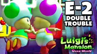 Luigis Mansion Dark Moon  Treacherous Mansion  E2 Double Trouble Nintendo 3DS Walkthrough [upl. by Adaminah]